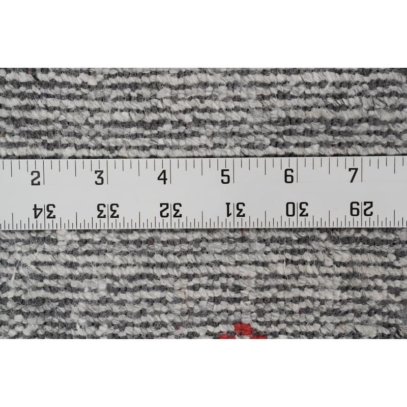 Hand Knotted Oriental Viscose Silk Carpet Tribal Animal Pictorial Greys & Charcoal Gabbeh Area Rug - 11' 8'' X 7' 4''