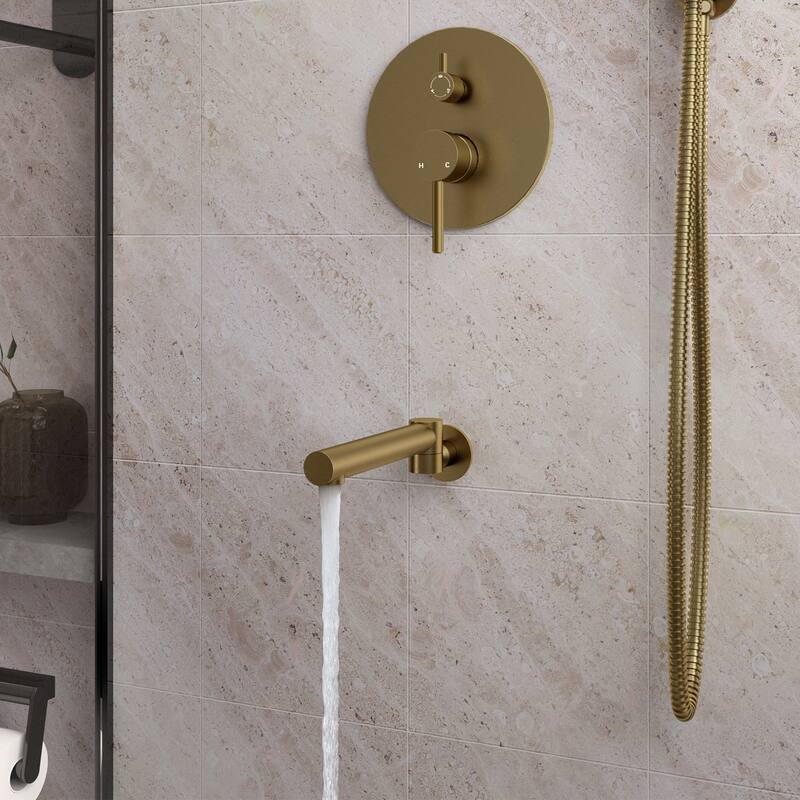 10-Inch Wall Mount Round Shower Set