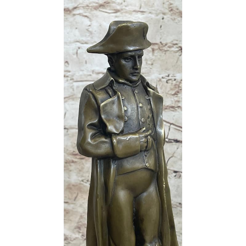 Napoleon Bronze Statue Sculpture Figure Signed Milo French Decor 11 Inches X 5 Inches