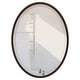 preview thumbnail 10 of 8, Lincoln Framed Oval Mirror - Rubbed Bronze - Rubbed Bronze