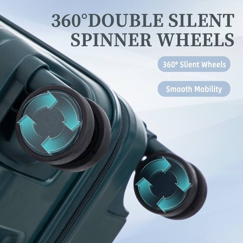 20"/24"/28" 3 pcs/set in ABS Spinner Wheel Luggage