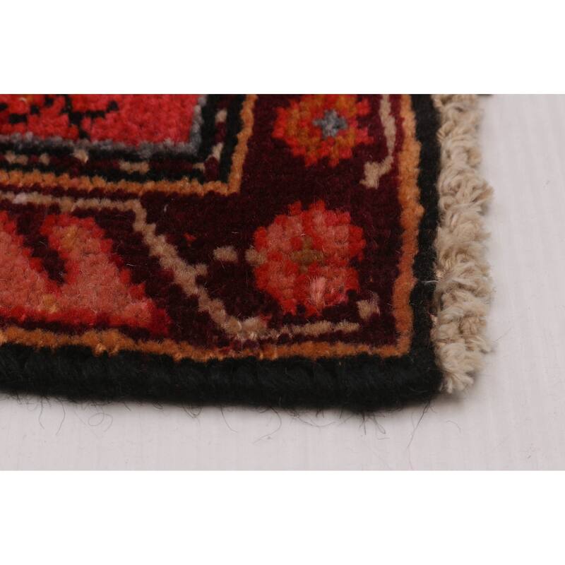 ECARPETGALLERY Hand-knotted Konya Anatolian Black, Red Wool Rug - 4'3 x 12'8