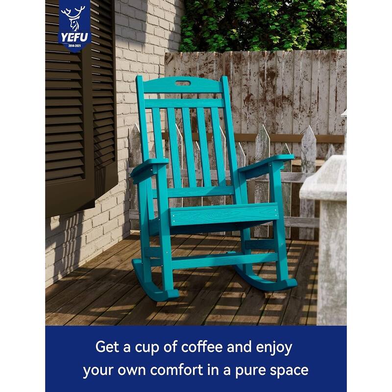 WINSOON All Weather Outdoor Rocking Chair