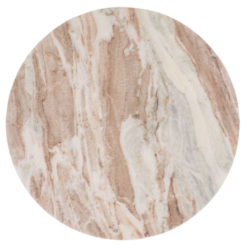 SAFAVIEH Home Reni Marble Side Table - 16"W x 16"D x 24"H