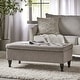 preview thumbnail 1 of 31, Chantelle Fabric Storage Ottoman by Christopher Knight Home Grey