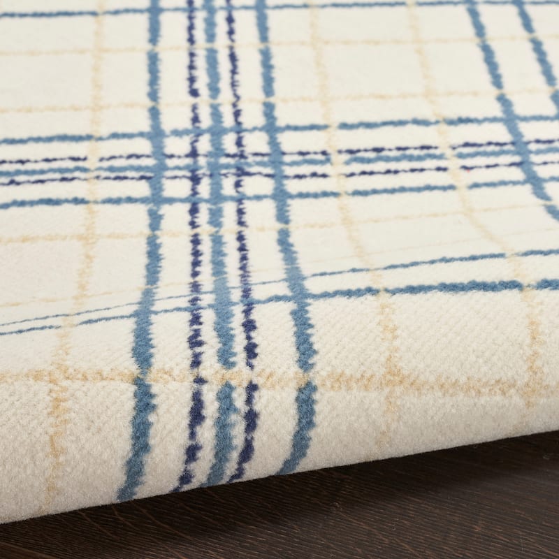 Nourison Jubilant Indoor Plaid Area Rug
