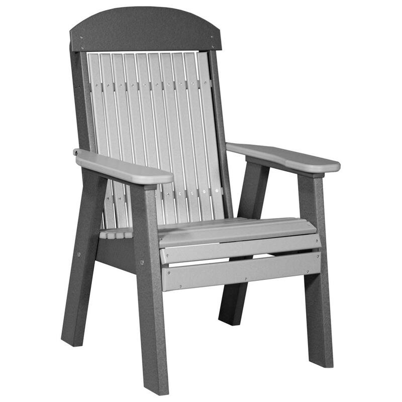 Poly Lumber Classic Bench - 2' - Dove Gray & Slate