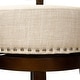 preview thumbnail 8 of 32, Furniture of America Fendeson Transitional Nailhead Swivel Barstool (Set of 2)