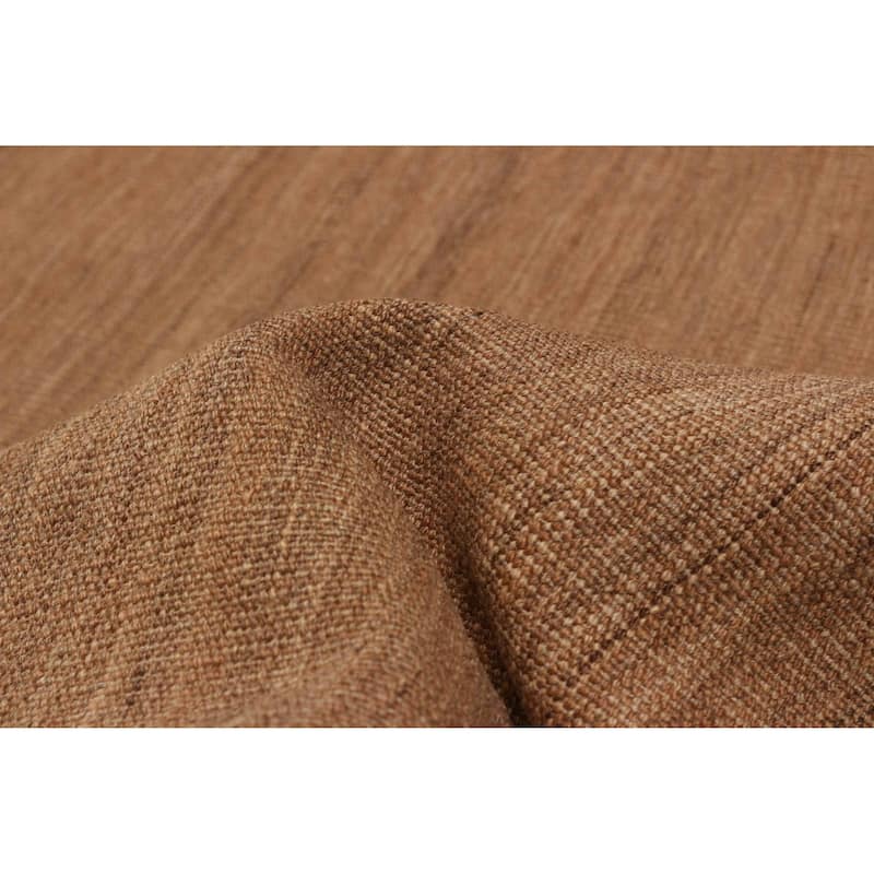 ECARPETGALLERY Flat-Weave Ankara FW Brown Wool Kilim - 8'2 x 10'8