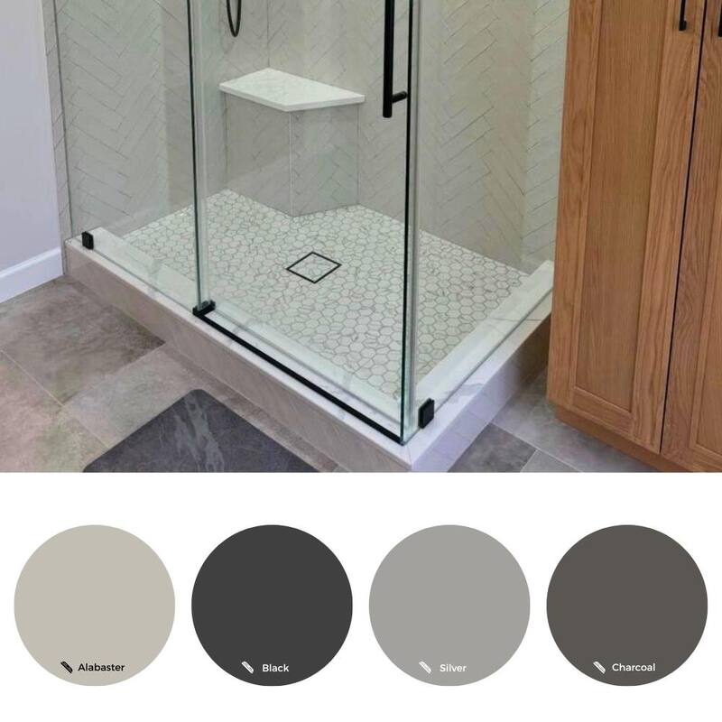 The Tile Life Eterna Hex 2x2 White Glass Mosaic Floor, Backsplash & Wall Tile