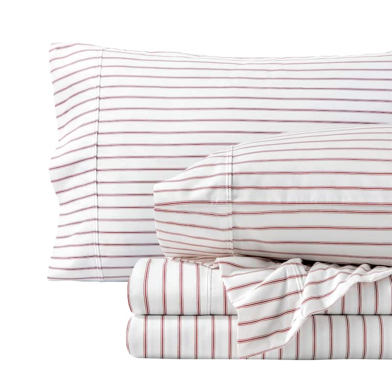 Bare Home Double Brushed Deep Pocket Printed Sheet Set