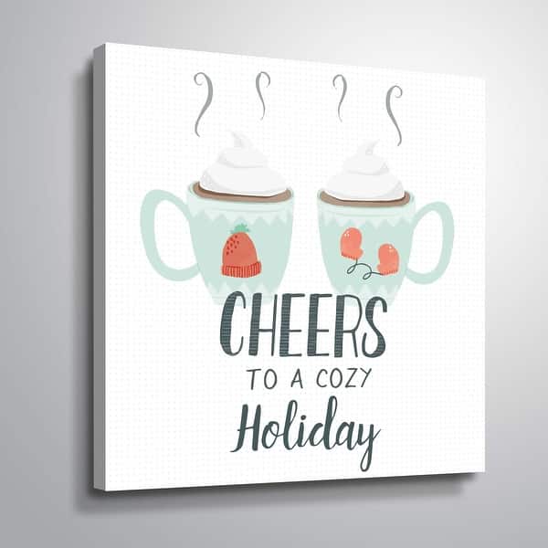 slide 2 of 4, ArtWall Cheers Gallery Wrapped Canvas