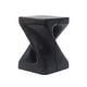 preview thumbnail 58 of 73, Christopher Knight Home - Aurelian Quenby MGO Lightweight Concrete Twist End Table with Wood-Grain Texture