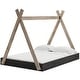 preview thumbnail 8 of 28, Signature Design by Ashley Piperton Two-tone Tent Complete Bed in Box