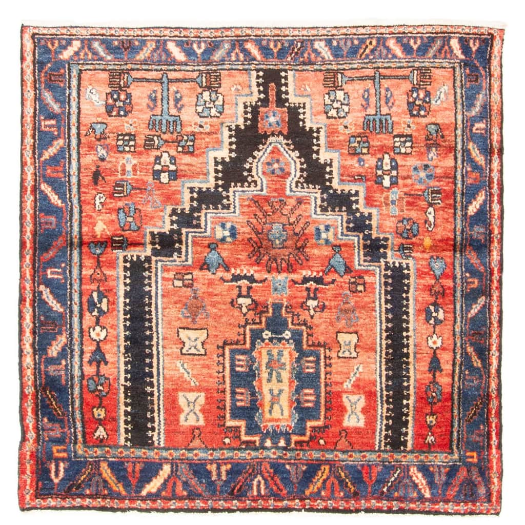 ECARPETGALLERY Hand-knotted Andelz Copper Wool Rug - 4'2 x 4'1