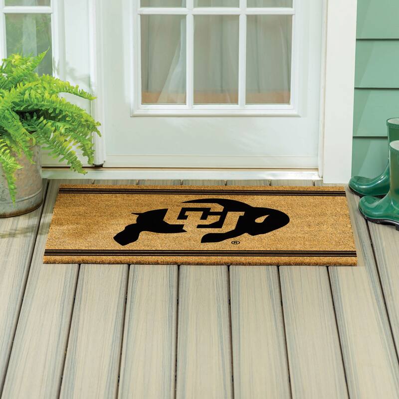 University of Colorado Monochrome Indoor/Outdoor Coir Door Mat