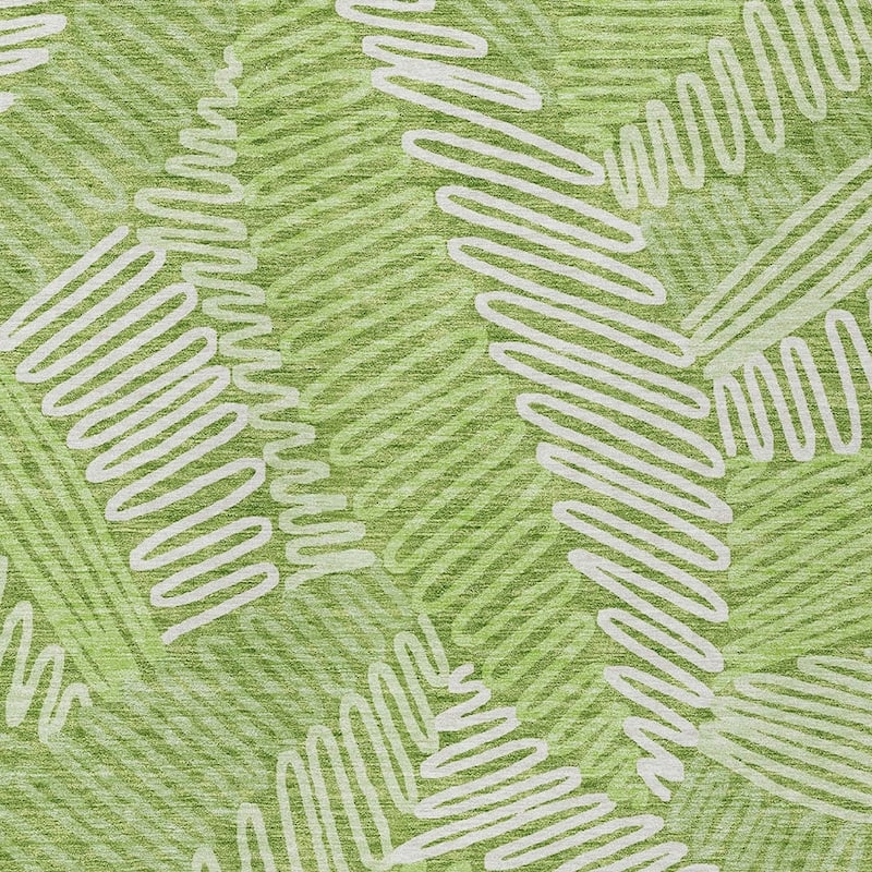 HomeRoots Floral Transitional Rectangle Outdoor Rug