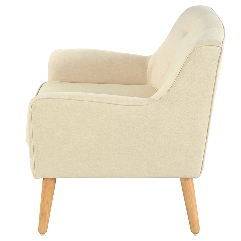 Felicity Mid-century Modern Tufted Armchair by Christopher Knight Home