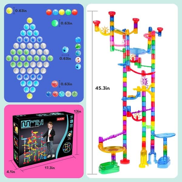 Kit Labyrinthe à Billes Motorisé – 150+ Pièces – Montagnes Russes – STEM – Dès 14 Ans – Cadeau Ado Et Adulte