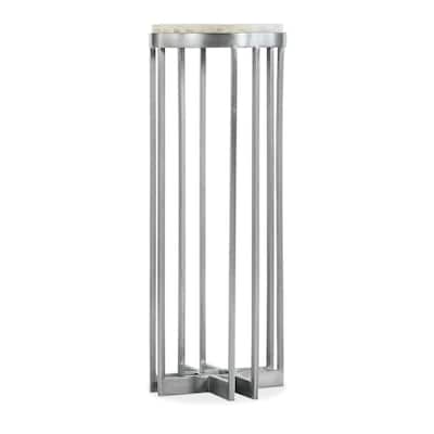 Hooker Furniture 5934-50002-00 Melange 12" Diameter Onyx Top Steel