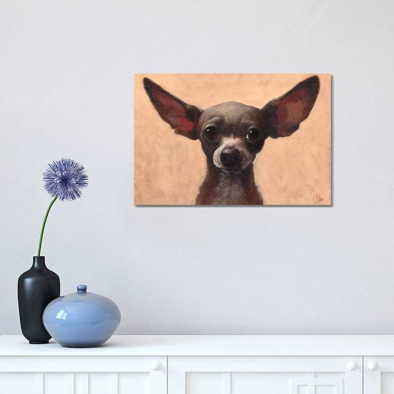 iCanvas "Chihuahua" by Thomas Fluharty Canvas Print - 12x18x1.5