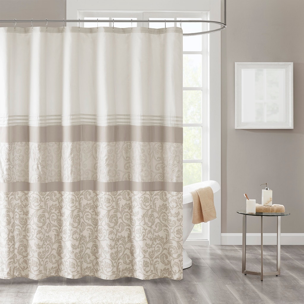 Embroidered hot sale shower curtains