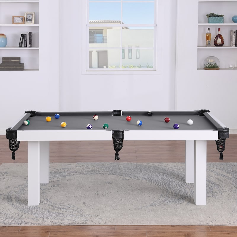 Eco-Pro Outdoor/Indoor Slate Pool Table with Pro Accessories 7ft