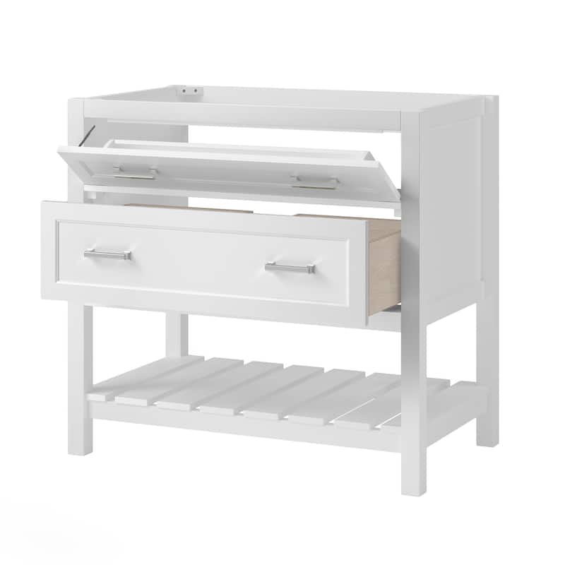 CRAFT + MAIN LSVT3722D-QSW1 Lawson 37" Free Standing Single Basin