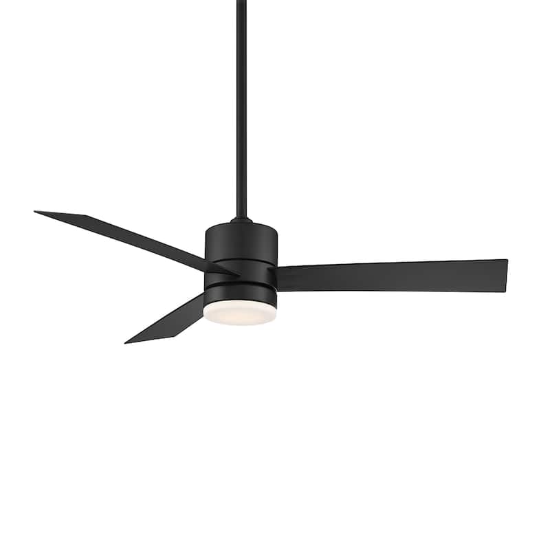 San Francisco Indoor/Outdoor Smart Fan 52in w/3000K LightKit & Remote - 52 Inches - Matte Black