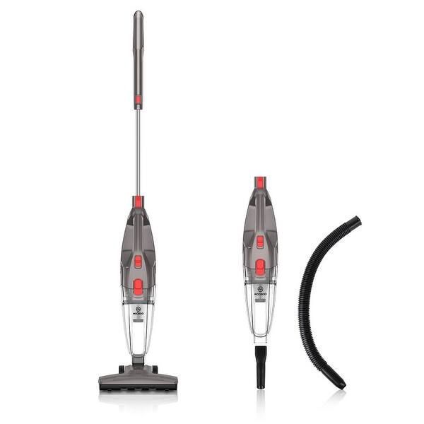 slide 2 of 6, Moosoo Stick Vacuum Cleaner, Lightweight Corded Vacuum for Hard Floors, Pet Hair