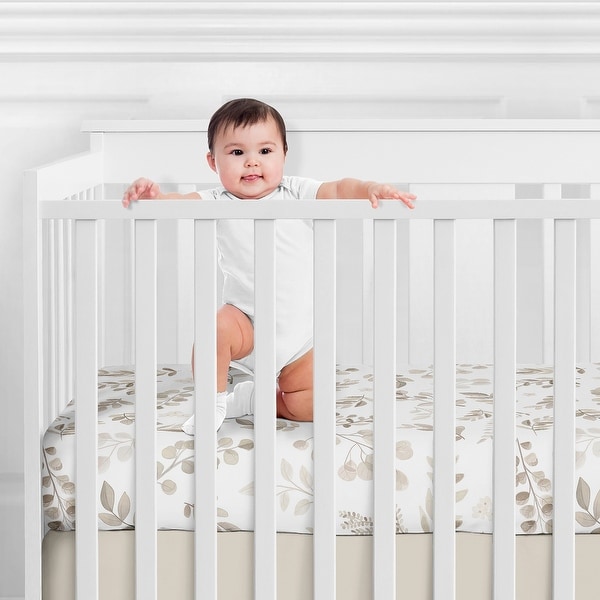 Leaf crib sheets clearance