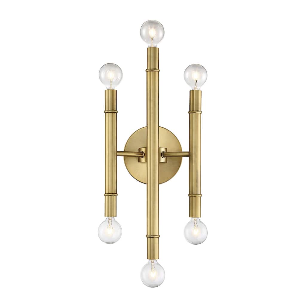 Meridian M90018 6 Light 17" Tall Wall Sconce
