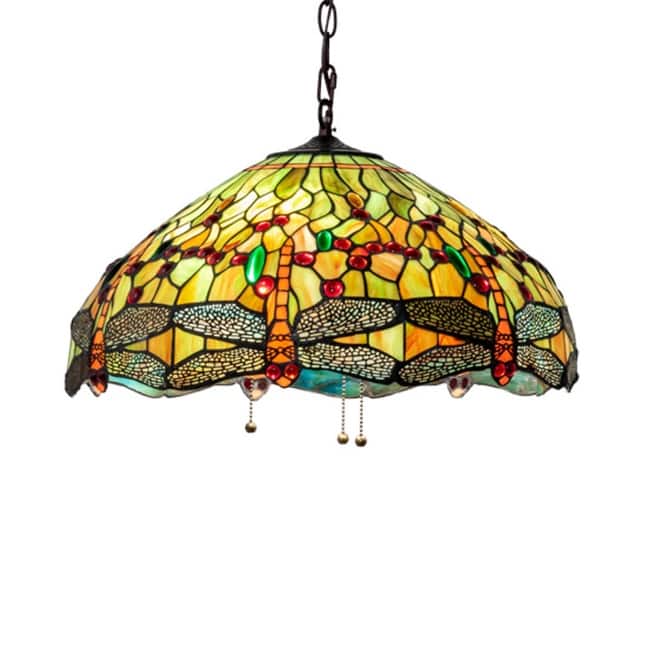 Meyda Tiffany 232780 3 Light 20" Wide Pendant - Mahogany Bronze