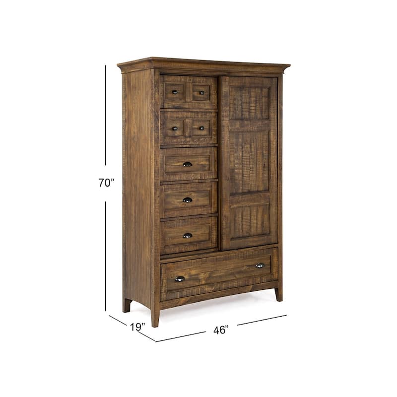 Magnussen Home Bay Creek Toasted Nutmeg Door Chest