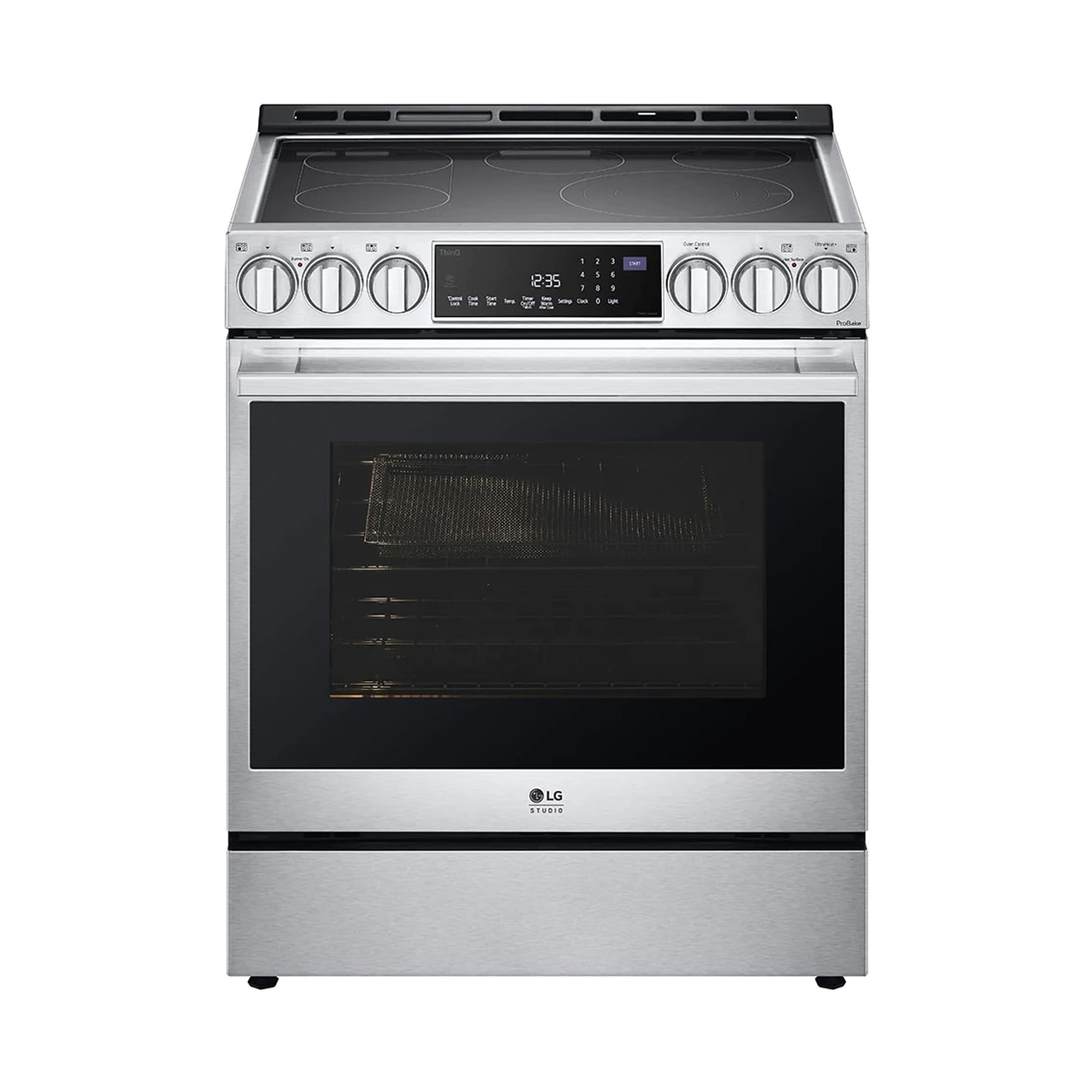 LG Studio 6.3 cu. ft. InstaView Electric Slide-in Range with ProBake Convection and Air Fry