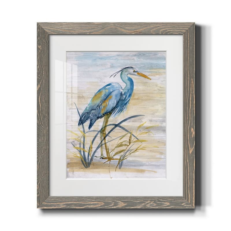 Blue Heron I-Premium Framed Print - Ready to Hang