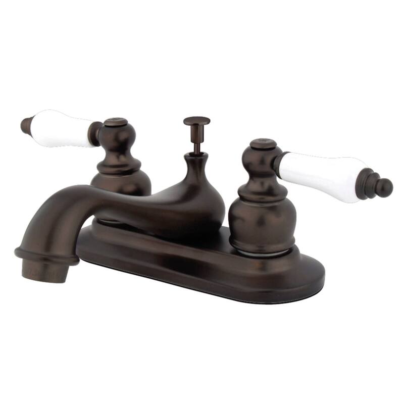 Kingston Brass Restoration Centerset Bathroom Faucet with Pop-Up Drain - Oil Rubbed Bronze