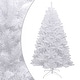 preview thumbnail 18 of 63, vidaXL Christmas Tree Outdoor Artificial Hinged Christmas Tree with Stand 5 Foot - White