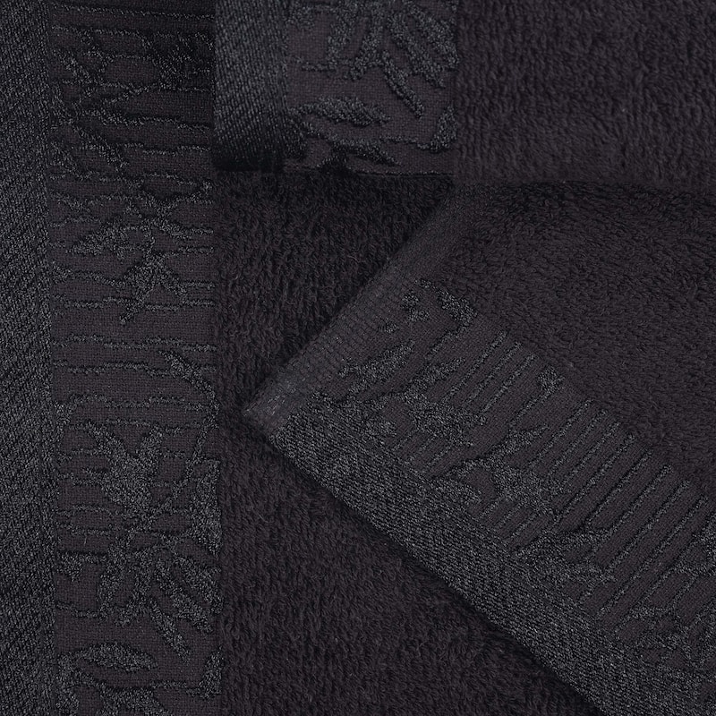 Superior Wisteria Cotton Floral Jacquard 8 Piece Bathroom Towel Set