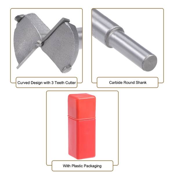 35MM Carbide Tipped Hinge Cutter Special Design Boring Drill Wood Hole Drill Bit