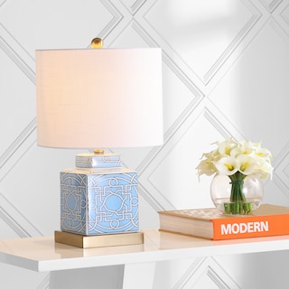 Stockholm 22" Ceramic/Metal Ginger Jar LED Table Lamp, by JONATHAN  Y