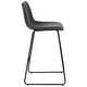preview thumbnail 16 of 41, LeatherSoft Bucket Seat Bar Stool (Set of 2)