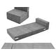 preview thumbnail 28 of 48, DoCred Kids Folding Sofa, Convertible Floor Mattress, Bed, Play Couch Grey