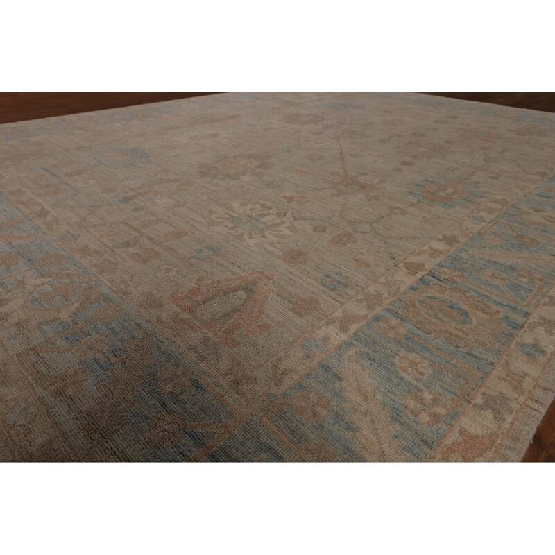 Oushak Turkish Area Rug Handmade Vegetable Dye Wool Carpet - 8'0"x 10'0"