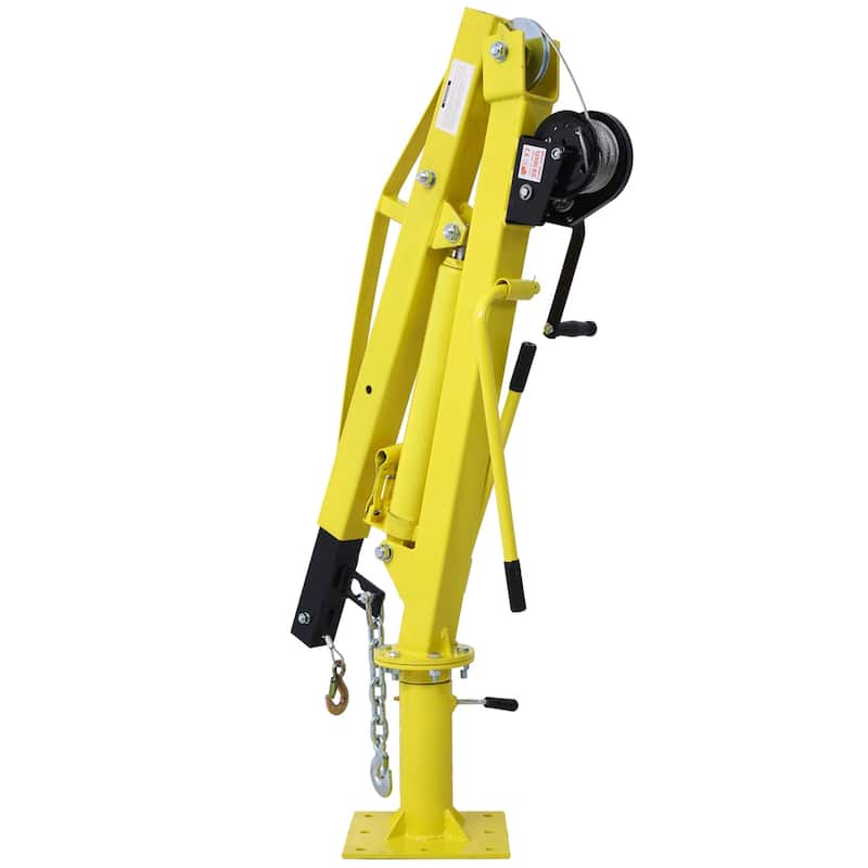 Hydraulic Pickup Truck Crane with Hand Winch,Hoist Jib Crane