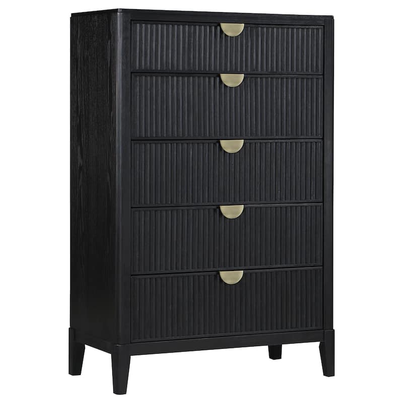 Brookmead Transitional Panel Bedroom Set Black