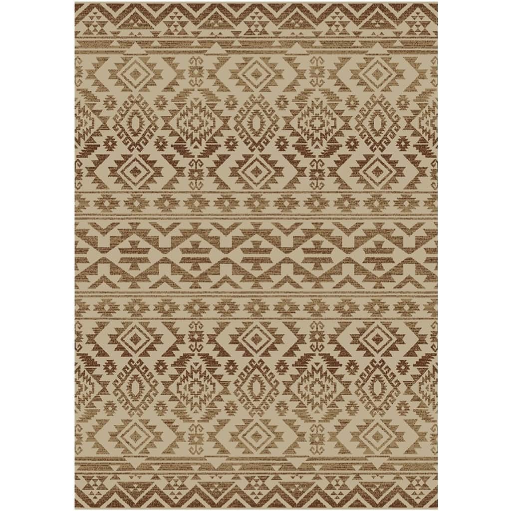 Hearthside Meridian Ivory Lodge Area Rug