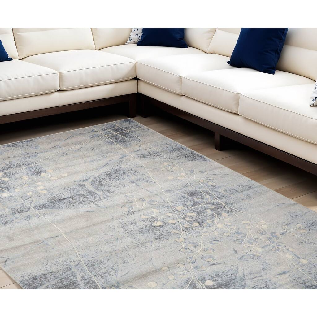 Ruca Power Loomed Floral Traditional Area Rug - 156' X '114' X '0.5