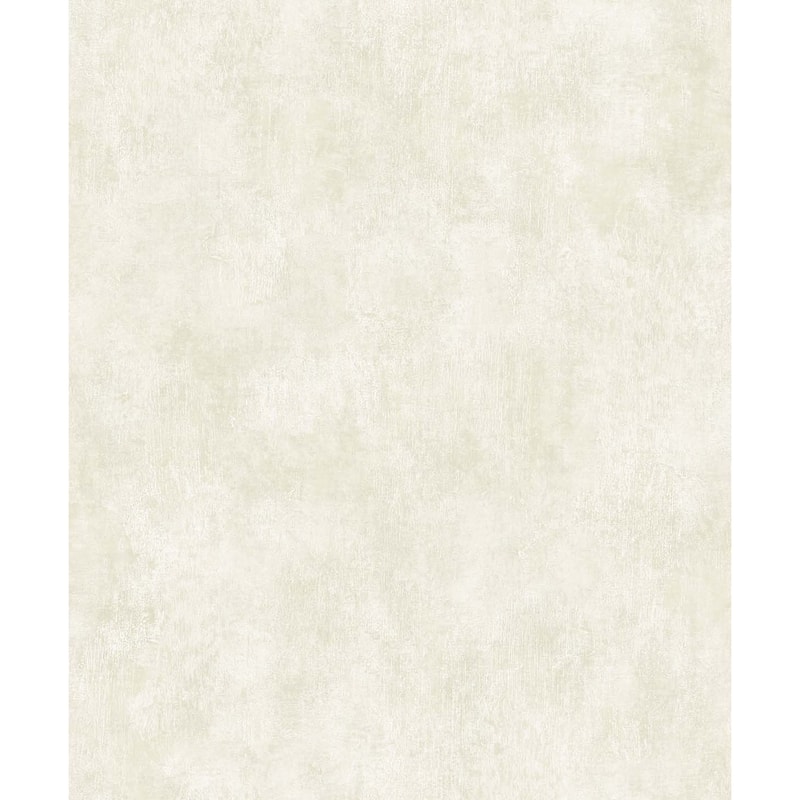 Seabrook Designs Claire Faux Plaster Nonwoven Unpasted Wallpaper - 20.9 in. W x 33 ft. L - Warm Pearl