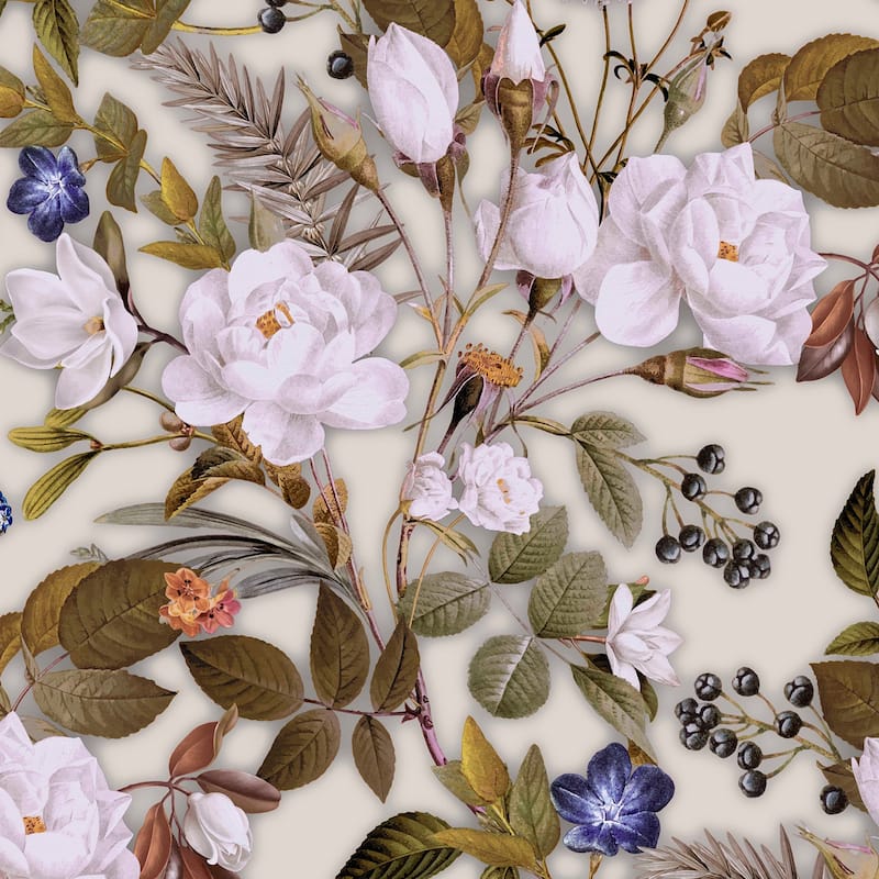 Transform English Garden Pink Peel & Stick Wallpaper